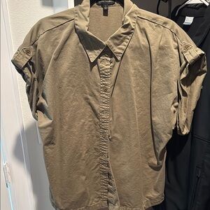 Express women’s button up utility top